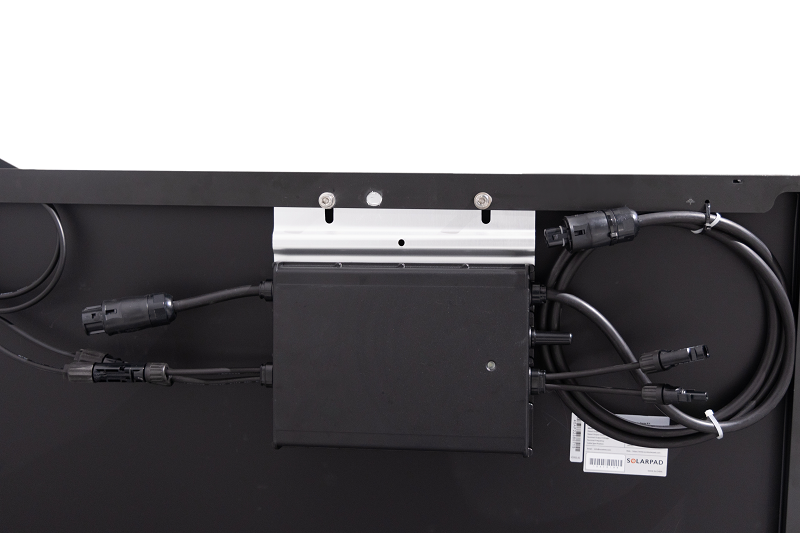 Solarpad 760WP Dual | Solar paneel with plug - micro inverter - pedestal assembled