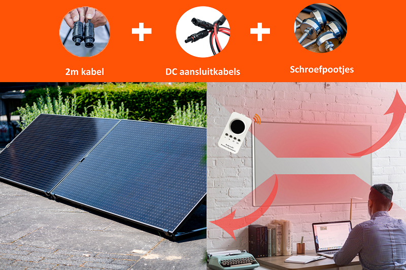Choose your Solarpad Dual 760Wp and make your own promotion choices in combination with the infrared panels. Prices from:
